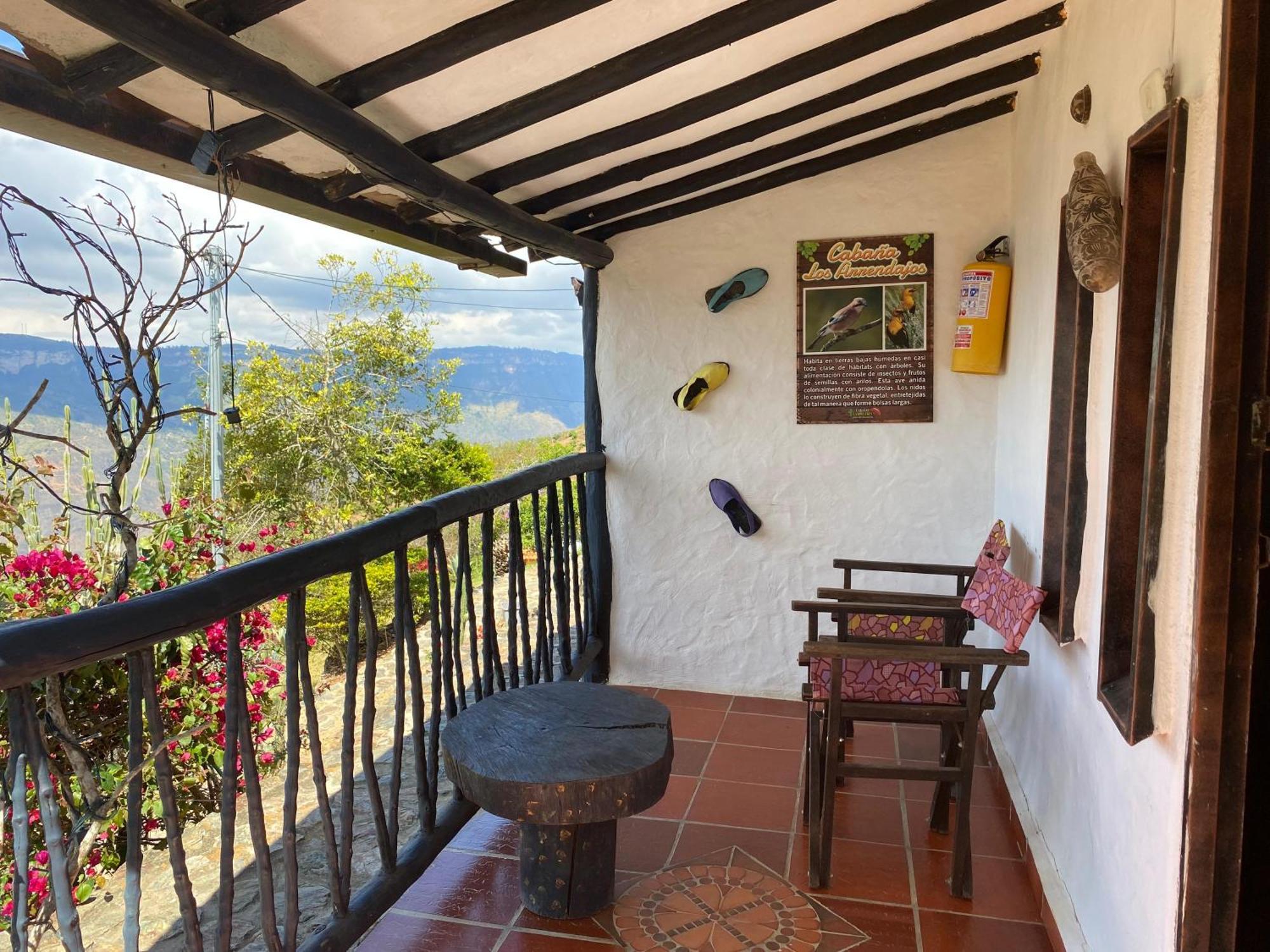 Cabanas Canon Del Chicamocha Aratoca Exteriör bild